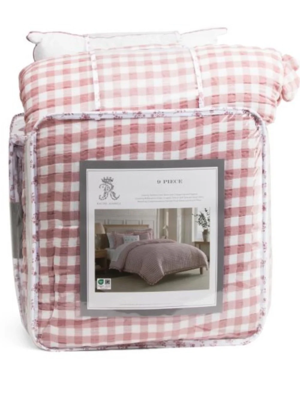 Rachel ASHWELL checkered multi-piece comforter set